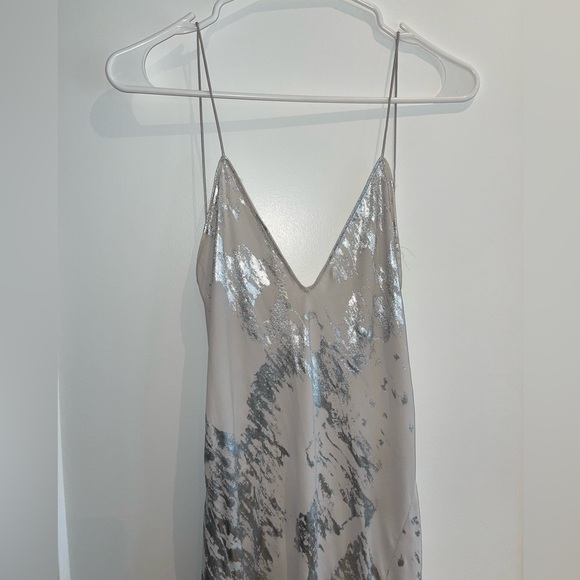 Zara - Rare Metallic Slip Dress - Picture 6 of 6